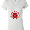 Women's Short Sleeve V-Neck T-Shirt Thumbnail