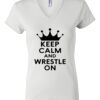 Women's Short Sleeve V-Neck T-Shirt Thumbnail