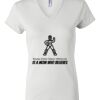 Women's Short Sleeve V-Neck T-Shirt Thumbnail