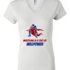 Women's Short Sleeve V-Neck T-Shirt Thumbnail