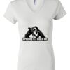 Women's Short Sleeve V-Neck T-Shirt Thumbnail