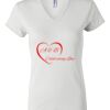Women's Short Sleeve V-Neck T-Shirt Thumbnail