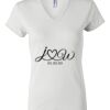 Women's Short Sleeve V-Neck T-Shirt Thumbnail