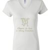Women's Short Sleeve V-Neck T-Shirt Thumbnail