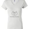 Women's Short Sleeve V-Neck T-Shirt Thumbnail