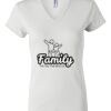 Women's Short Sleeve V-Neck T-Shirt Thumbnail