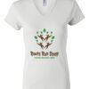 Women's Short Sleeve V-Neck T-Shirt Thumbnail