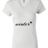 Women's Short Sleeve V-Neck T-Shirt Thumbnail