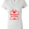 Women's Short Sleeve V-Neck T-Shirt Thumbnail