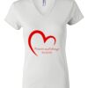 Women's Short Sleeve V-Neck T-Shirt Thumbnail