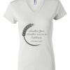 Women's Short Sleeve V-Neck T-Shirt Thumbnail