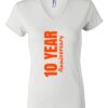 Women's Short Sleeve V-Neck T-Shirt Thumbnail