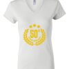 Women's Short Sleeve V-Neck T-Shirt Thumbnail