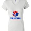 Women's Short Sleeve V-Neck T-Shirt Thumbnail
