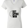 Women's Short Sleeve V-Neck T-Shirt Thumbnail