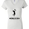 Women's Short Sleeve V-Neck T-Shirt Thumbnail