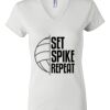 Women's Short Sleeve V-Neck T-Shirt Thumbnail