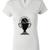 Women's Short Sleeve V-Neck T-Shirt Thumbnail