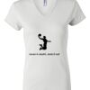 Women's Short Sleeve V-Neck T-Shirt Thumbnail
