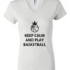 Women's Short Sleeve V-Neck T-Shirt Thumbnail