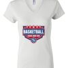 Women's Short Sleeve V-Neck T-Shirt Thumbnail