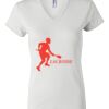 Women's Short Sleeve V-Neck T-Shirt Thumbnail