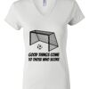 Women's Short Sleeve V-Neck T-Shirt Thumbnail