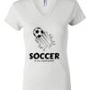 Women's Short Sleeve V-Neck T-Shirt Thumbnail