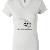 Women's Short Sleeve V-Neck T-Shirt Thumbnail