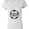 Women's Short Sleeve V-Neck T-Shirt Thumbnail