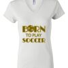 Women's Short Sleeve V-Neck T-Shirt Thumbnail