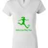 Women's Short Sleeve V-Neck T-Shirt Thumbnail