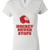 Women's Short Sleeve V-Neck T-Shirt Thumbnail