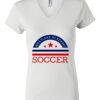 Women's Short Sleeve V-Neck T-Shirt Thumbnail