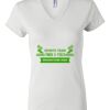Women's Short Sleeve V-Neck T-Shirt Thumbnail