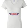 Women's Short Sleeve V-Neck T-Shirt Thumbnail