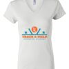 Women's Short Sleeve V-Neck T-Shirt Thumbnail