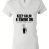 Women's Short Sleeve V-Neck T-Shirt Thumbnail
