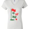 Women's Short Sleeve V-Neck T-Shirt Thumbnail