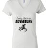 Women's Short Sleeve V-Neck T-Shirt Thumbnail