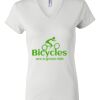 Women's Short Sleeve V-Neck T-Shirt Thumbnail