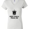 Women's Short Sleeve V-Neck T-Shirt Thumbnail