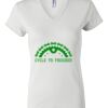 Women's Short Sleeve V-Neck T-Shirt Thumbnail