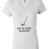 Women's Short Sleeve V-Neck T-Shirt Thumbnail
