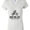 Women's Short Sleeve V-Neck T-Shirt Thumbnail