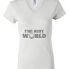 Women's Short Sleeve V-Neck T-Shirt Thumbnail