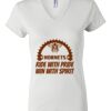 Women's Short Sleeve V-Neck T-Shirt Thumbnail