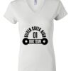Women's Short Sleeve V-Neck T-Shirt Thumbnail