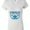 Women's Short Sleeve V-Neck T-Shirt Thumbnail