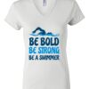 Women's Short Sleeve V-Neck T-Shirt Thumbnail